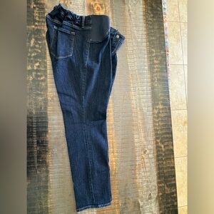 Maternity Jeans Blue Denim Old Navy Brand Size 16 Short
